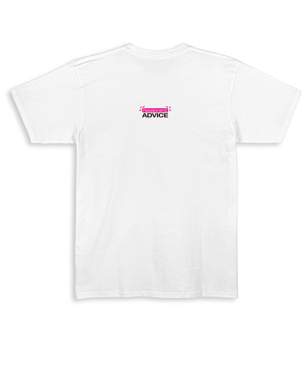 White Regular Fit T-shirt Back Design