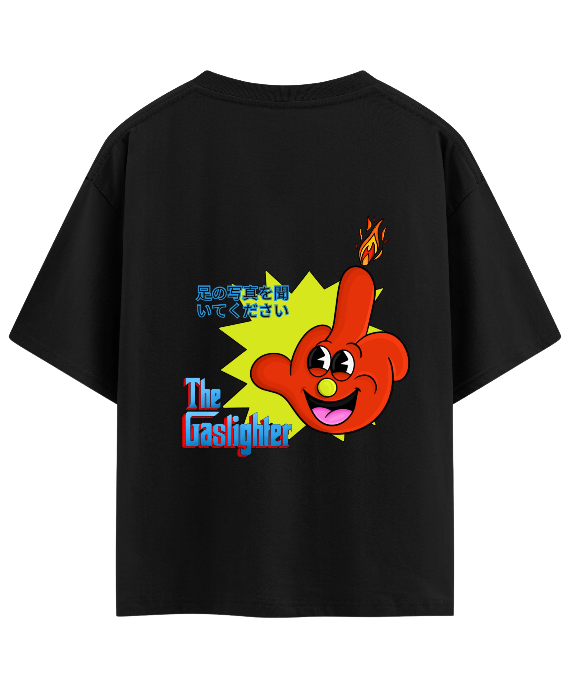 Black Oversized T-shirt Back Design