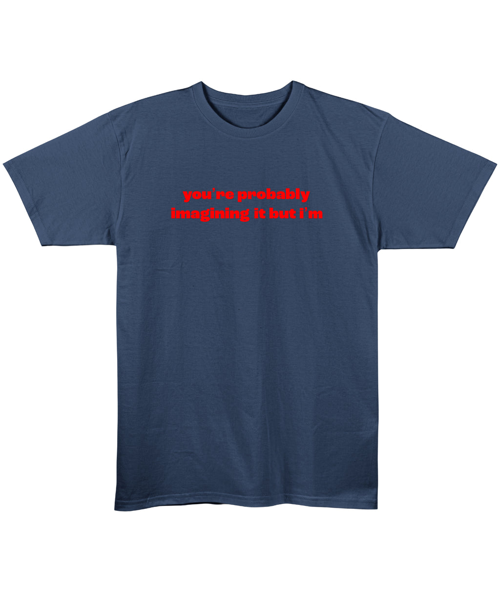 Navy Blue Regular Fit T-shirt Front Design