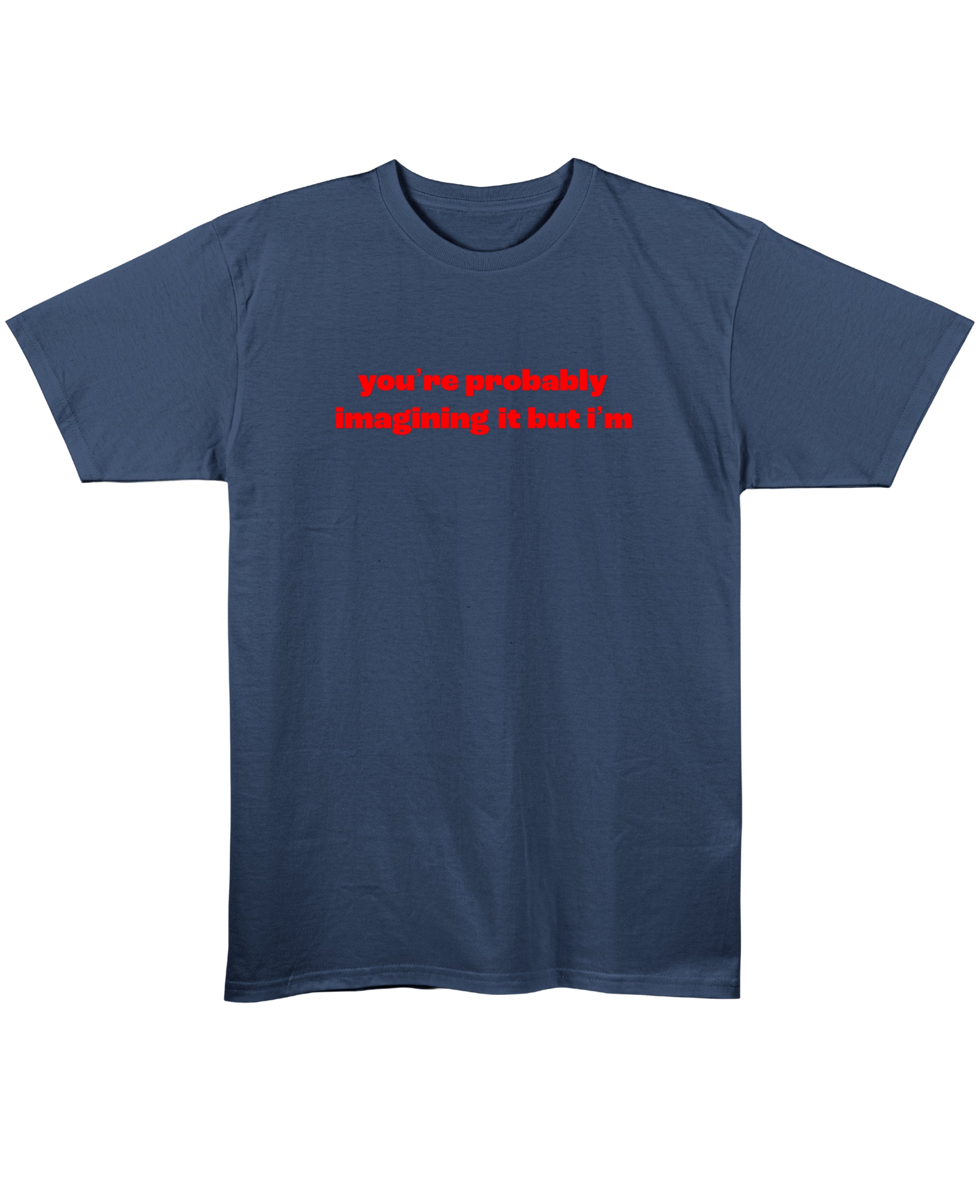Navy Blue Regular Fit T-shirt Front Design