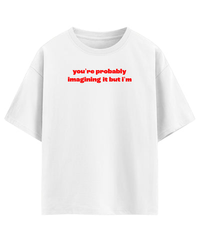 Gaslight White Oversized Tee