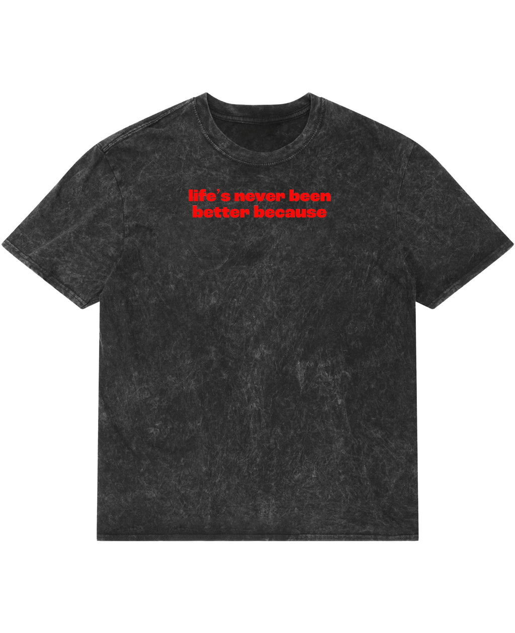 Acidwash Oversized T-shirt Front Design