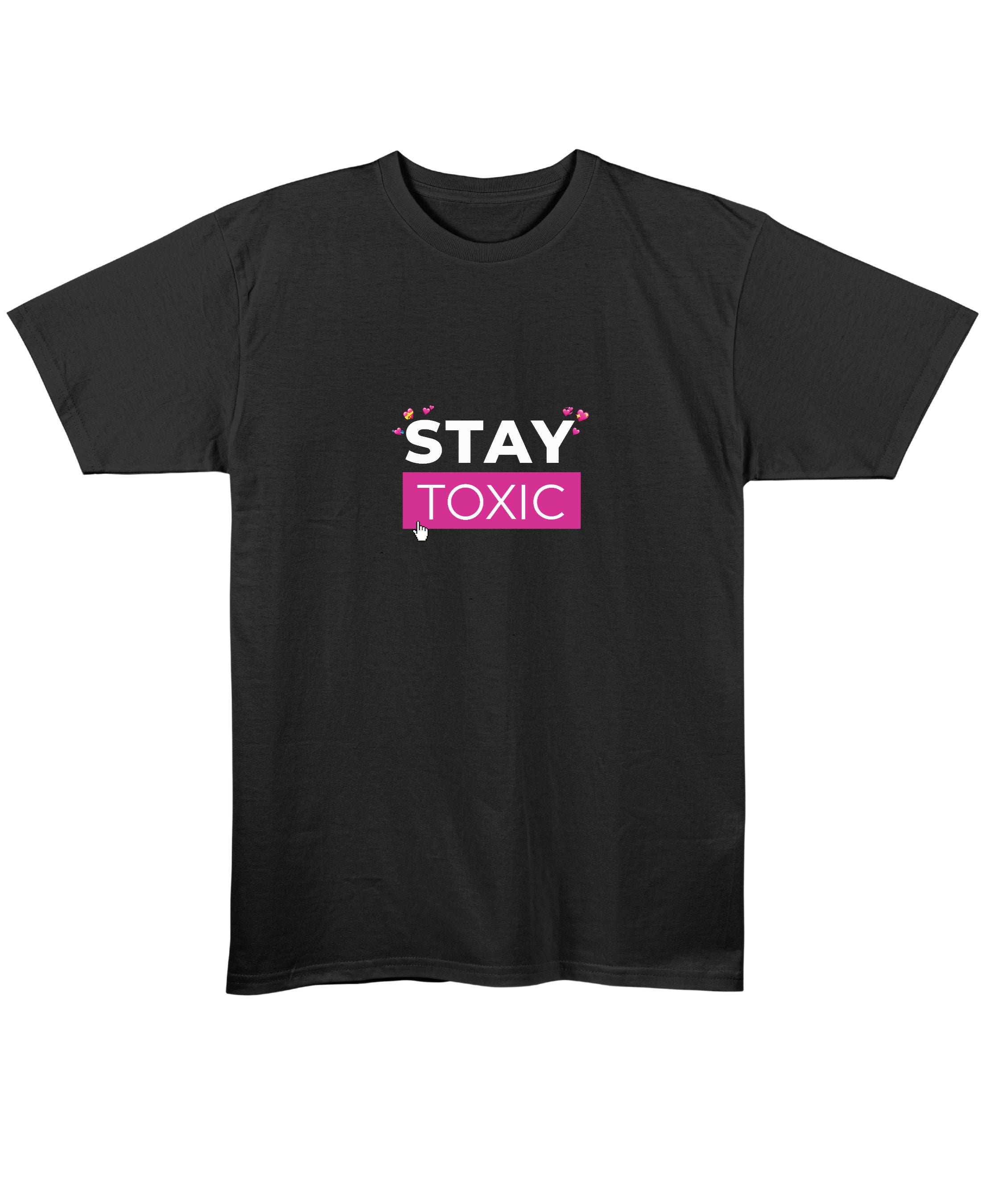 Black Regular Fit T-shirt Front Design