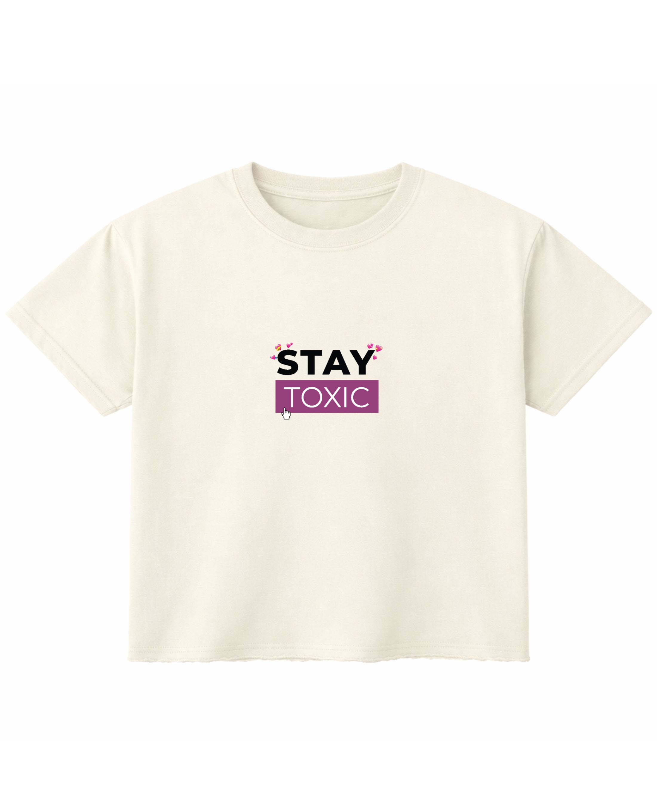 Off White Boxy Fit T-shirt Front Design
