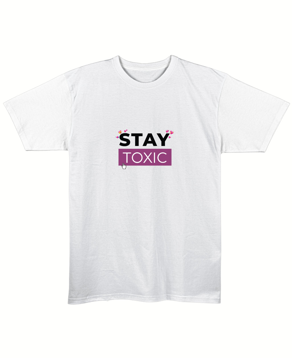 White Regular Fit T-shirt Front Design